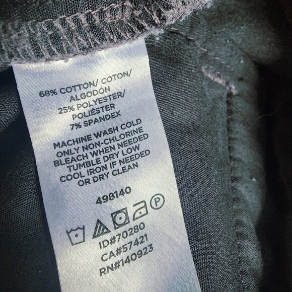 Ann Taylor Loft Pants Womens Size 10 Solid Grey Gray Curvy Skinny Ankle Pockets - Picture 5 of 6